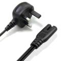 AC Power Cord 2 PIN Power Cable For PC, Laptop, TVs, PS5, PS4, PS3 And Xbox. 