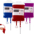 Blood Bags for Drinks,15Pc IV Blood Bags for Halloween Party Decorations Supplies,Blood Bags Easy Install. 