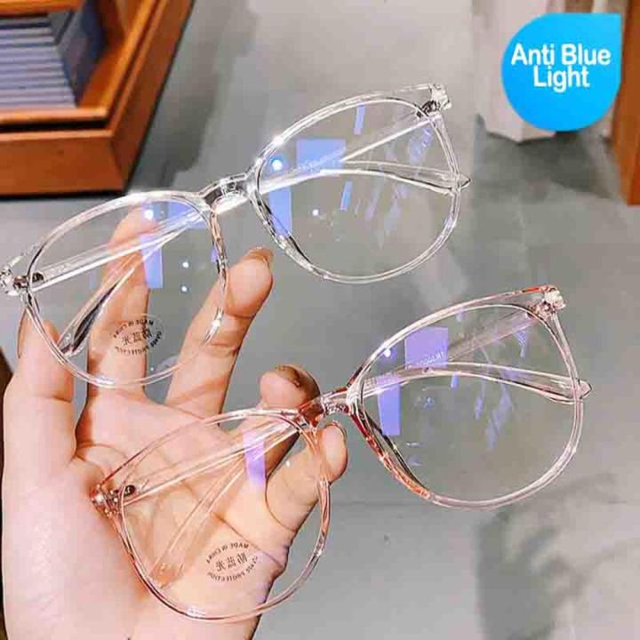 Blue Light Glasses Light Optical Transparent Eyewear Round Spectacle for Computer Eye Fashion