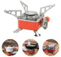 Foldable Camping Stove, Portable Hiking Stoves Easy Cleaning Non Slip Simple Operation Stable Electronic Ignition Device for Fishing. 