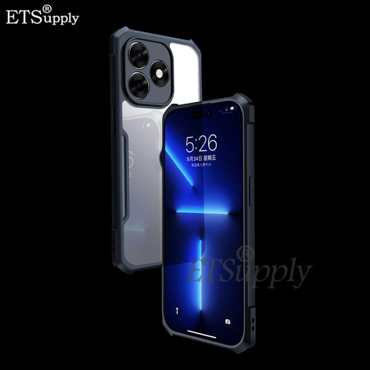 Phone case infinix Smart 8 Pro Transparent Clear Air Protector Soft Frame Hard Armor Back Cover infinix Smart 8 Pro case