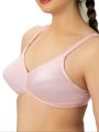 Bebelle, Basic Cotton, Bra for girls and women, Casual Bra, Blended Fabric Bra, Pink, B Cup. 
