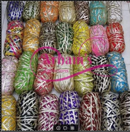 Gotta Chatta Patti Lace 8yds(Gaz) For Dupattas Kinari lace Mezin Gota Patti  Piping Zari Cord Lace Border Material for Anarkali Suits, Dupatta, Bridal  Dresses, Neck Designs, Saree, Lehengas, Palazzo, Blouse Lace |