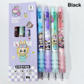 4Pcs Creative Cartoon Labubu Erasable Pen Fashion Gel Pens Student Erasable Pen Office Supplies Student Stationery Gifts Fayshow. 