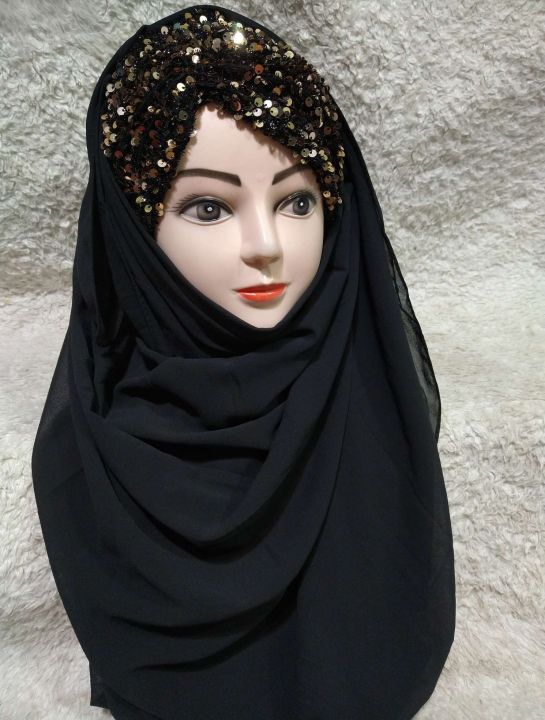 Sekwance%20star%20Fancey%20Ready%20to%20wear%20Hijab%20Luxury%20Fashion%20Perfect%20For%20Wedding%20and%20Party%20wear%20Scarf%20Shazi%20Collection%20-%20Image%202