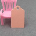 100 pcs Scalloped Kraft Paper Card / Blank Tag / Wedding Favour Gift Tag Price Label with gift and part tags 5x3 cm. 