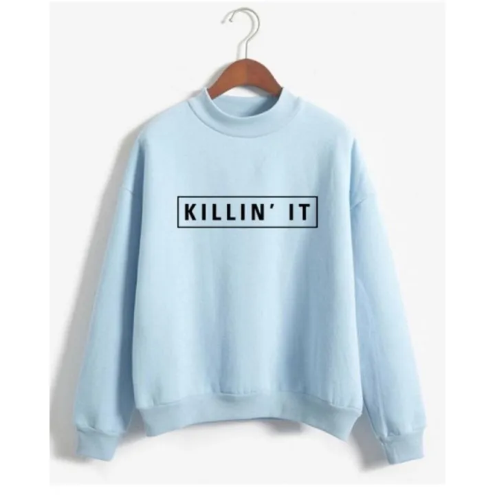 Killin'%20It%20Printed%20Cotton%20Fleece%20Pull%20Over%20Sweat%20Shirt%20For%20Man%20-%20Image%202