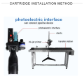 ZK-1681 Industrial Portable Handheld hand held print continue ink jet printer/manual number laser coding machine/handheld qr code inkjet printing machine. 
