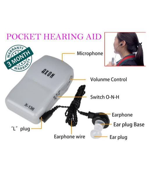Axon X-136 Pocket Hearing Aid – Clearer Sound, Anytime, Anywhere! 👂💡 ...