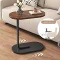 Oval Shaped 'C' Shaped Sofa Side Table Laptop Table Coffee Table. 