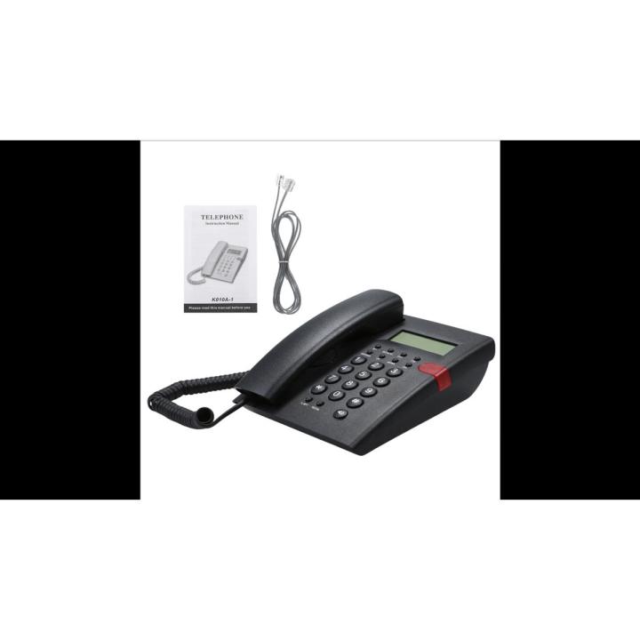 Loud Speaker Telephone PTCL Set Home Wired Landline Phone Business Office Corded Desk Phone White 30 call logs Phone High Quality Wall Mounted / Desktop Landline Handset