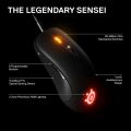 SteelSeries SENSEI TEN Wired Ambidextrous Gaming Mouse 62527 Black. 