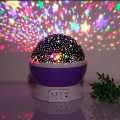 STAR MASTER LAMP NIGHT LIGHT LAMP LED Projector, Galaxy Moon Romantic Decoration Sky Star Rotating Lamp for Kid's Room and with USB Wire (Multicolour) Pack of 1. 
