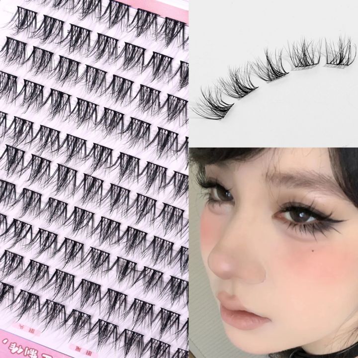 Eyes Lash Clusters - Eyes Makeup Tools - Individual Eyelash Clusters - Individual Cluster Lashes - DIY Eyelash Extensions - Natural Effect, Faux Mink, Soft - False Eyelashes