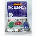 Jumbo SEQUENCE Board Game: Deluxe Edition with Playing Chips - A Fun Family Toy for Parties. 