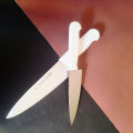 Professional Knife For Chef knife kitchen knife Qurbani knife takbeer / Meat/Chef Knife with White Handle Stainless Steel. 