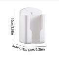 Wall Mounted Remote Control Holder Universal White Air Conditioner Remote Control Plug Holder AC Remote Storage for Air Conditioner. 
