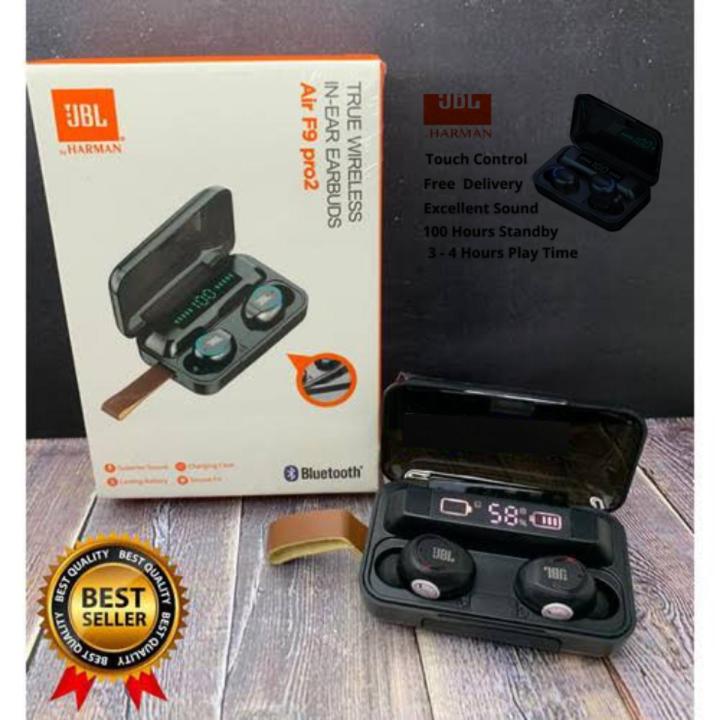 JBL Air F9 Pro2 Air dots with 2200 Mah PowerBank
