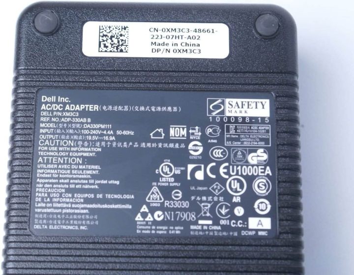 Genuine%2019.5V%2016.9A%20330W%20Laptop%20Power%20Adapter%20For%20D%20E%20L%20L%20Alienware%20M18X%20R1%20R2%20X51%20DA330PM111%20All%20in%20one%20Notebook%20AC%20DC%20Charger%20-%20Image%203