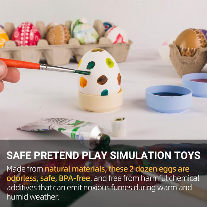 12%20Pcs%20-%20%20Fake%20Eggs,%20White%20Easter%20%20Eggs%20for%20Easter%20Crafts%20Home%20Decor,%20Great%20for%20Easter%20DIY%20Decorations%20-%20Image%205