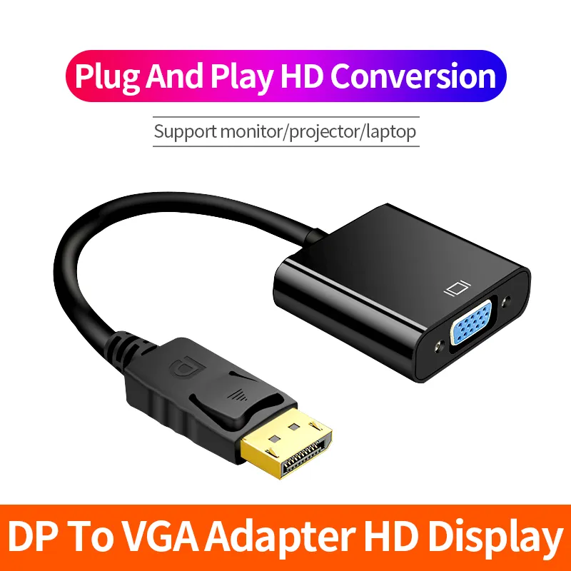 Mini DisplayPort Auf VGA Adapter - 1080P 60Hz Für Laptop & Monitor