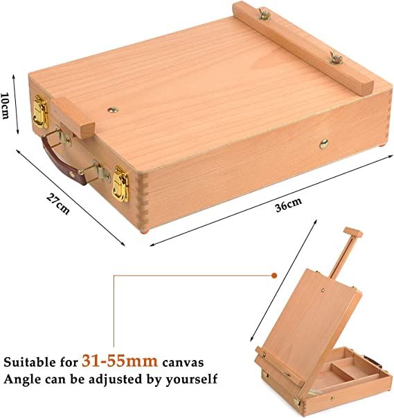Portable%20Painting%20Storage%20Box%20Easel%20Beechwood%20Easel%20Box%20Adjustable%20Table%20Ske.tch%20Box%20Easel%20Wooden%20Artist%20Storage%20Case%20Easel%20for%20Drawing,%20Painting%20-%20Image%206