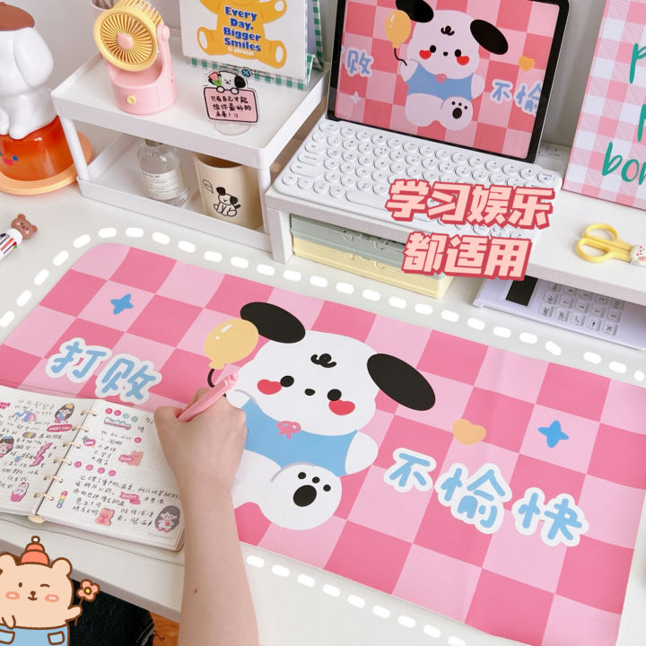Student desk mat kids cartoon leather table mat desk anti-slip pvc mat learning table mat waterproof and non-slip