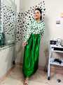 14th August Special | Independence Day Collection | Butterfly Printed Top with Skirt & Belt | Women's & Girls' Festive Wear | Pakistani Flag Colors | Patriotic Clothing | Stylish Independence Day Outfit |High-Quality Summer Fashion |Trending & Most Demand. 