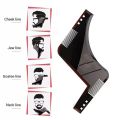 Double Side Beard Shaping Beard Shaper PLUS Comb For Line Up and Men Bread Comb. 