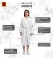 Luxurious Comfort Velour Bathrobe - 100% Egyptian Cotton Unisex for Men and Women. 
