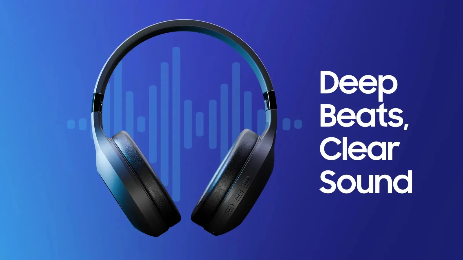 Ronin R 1500 Wireless Headphones – Premium Bass, Foldable Design, 8-Hour Playtime & Dual Mode Connectivity