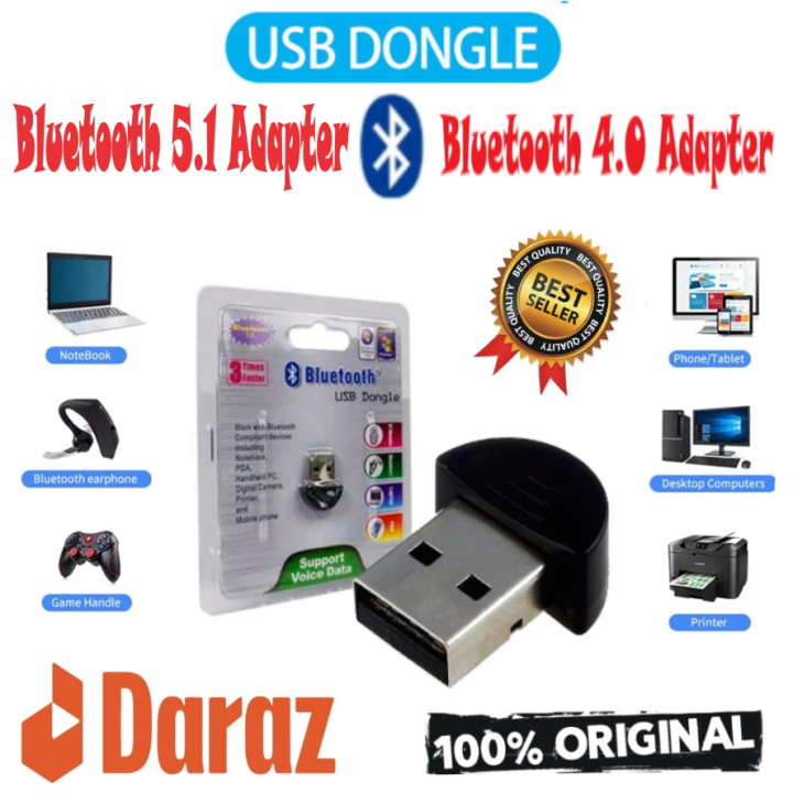 Bluetooth Csr 4.0 Dongle 2.0 Usb Wireless Adapter For Laptop And Pc 5.0