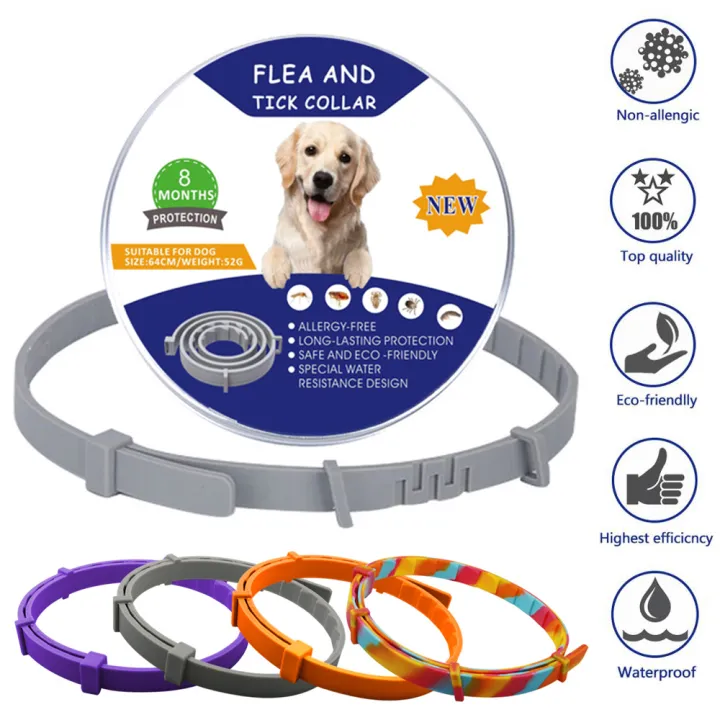 Silicone Anti-mosquitoes Adjustable Cats Insect Prevention Dogs Collar ...