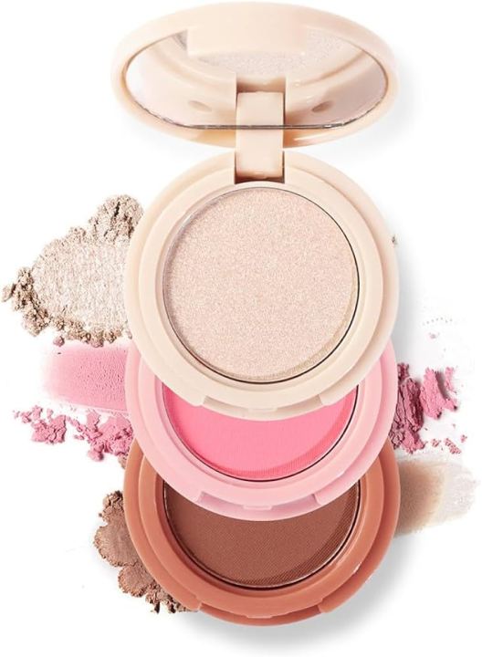 3 In 1 Highlighter & Blusher Face Highlighter