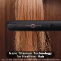 Tornado Hair Straightener and Curler 2 in 1 Ceramic Flat Iron with 6 Heat Settings Adjustable Temperature and Heats Up Fast. 