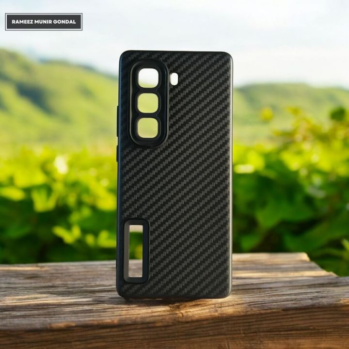 RAMEEZ%20MUNIR%20GONDAL%20For%20Infinix%20Hot%2050%20Pro+%20Hot%2050%20Pro%20Plus%20Case%20%E2%80%93%20%20Black%20Carbon%20Fiber%20Soft%20Back%20Cover%20-%20Image%205