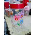 Jar- Plastic Jar- Transparent Sealed Cans Kitchen Sealed Jars Plastic Storage Bottles Storage Box For Food Cereals Grain Sealed Container(2 ltr capacity). 