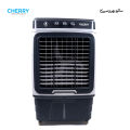 Cherry Air Cooler CR-4300 , DC-12V 70% Energy Saver Large Size , Plus Fast Cool , 90 Liters , Auto Swing and Turbo Cooling Technology , 4 Way Movable , Ice Box Technology , 1 Year Warranty , Works Only DC Battery , Solar & DC 12V Power Supplies. 