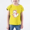 oversized shirt for women aesthetic t shirts for women panglakad Disney Marie Cat Girls Clothes Short Sleeve Harajuku Toddler Girl T Shirt Pink Top Streetwear Kids Shirt Korean Fashion Vetement. 