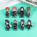 Classic Anime Naruto Akatsuki Lapel Pins Backpack Jeans Cartoon Metal Badges Enamel Brooch Accessories Jewelry For Fans Gifts. 