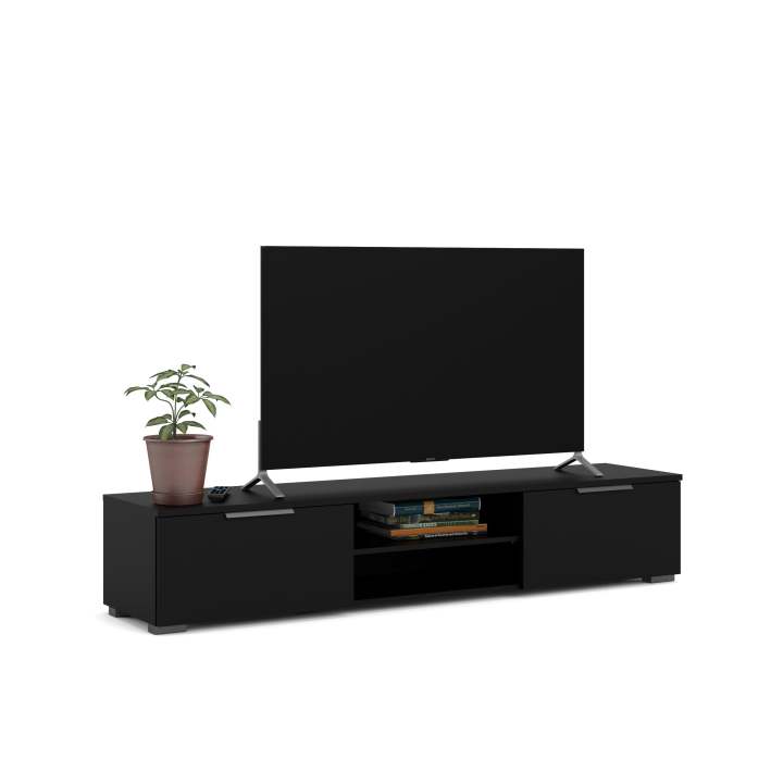 Tv Console, Porch & Den Match 2-Drawer and 2-Shelf TV Stand