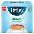Tetley Decaf Black Tea 80 Pack Imported Decaffeinated Teabags 250g. 