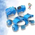 Adjustable Quad Speed Roller Skates Double Row Wheel Shoes - (Multicolurs). 