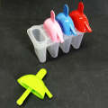 Omega 4PCS Multi-Color Ice Cream Lolly Plastic Mold - Create Fun and Delicious Homemade Treats. 