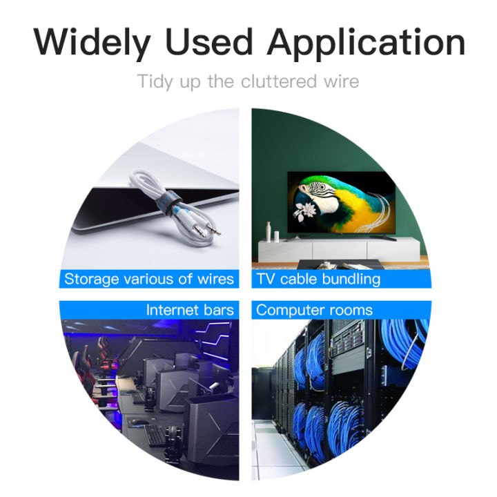 Vention%20Cable%20Organizer%20Wire%20Winder%206pcs/bag%20Cable%20for%20Headphones%20Phones%20Electronics%20Computer%20PC%20Wire%20wrap%20Management%20USB%20Cable%20-%20Image%202