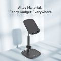 Baseus Phone Holder Stand For Table, Angle Adjustable Phone Holder Stand, Aluminum Stand Holder for Desk, Compatible with Mobile Phones & Tablets. 