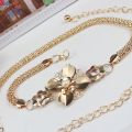 1pc Fashion Women Belt Simple Chain Lady High Waist Gold Belts Waistband For Girls Party Jewelry Dress Metal Chain Belt. 