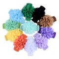 DOT Pack of 3 Flowers Baby Headbands Girls Elastic Infant Baby Turban Head Band Kids Children Hairband Hair band Baby Hair Accessories. 