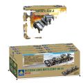 Kaizhi 82054 set of children's puzzle toys small box compatible with Lego bricks military World War II tank. 