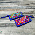 PURSE Handbag For Women Girls with Shoulder Strap Pakistani Traditional Cultural Party Wear Bag  Hand Sindhi Balochi Pashtun Multicolor Embroidery & Sequins Pakistani Traditional Hand Made Bag Purse Clutch Embroidered Mirror Work for Gi. 